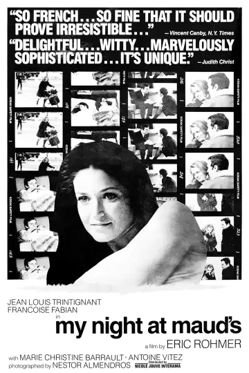 Poster to the movie "My Night at Maud