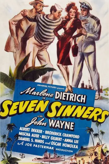 Poster to the movie "Seven Sinners" #1128824