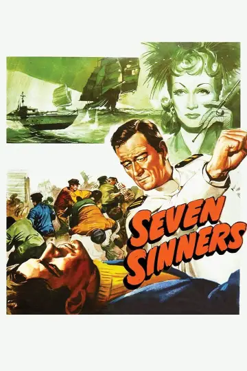 Poster to the movie "Seven Sinners" #1128826