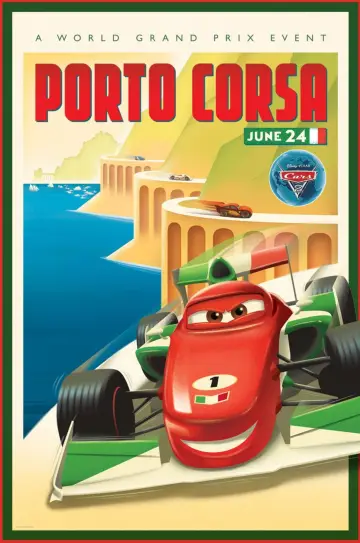 Poster to the movie "Cars 2" #586174