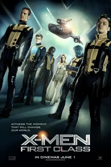 Poster to the movie "X-Men: First Class" #848204