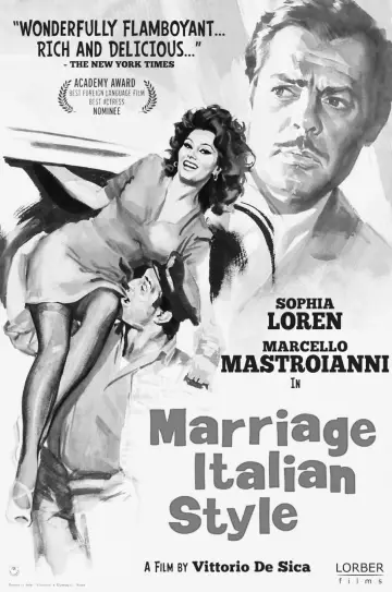 Poster to the movie "Marriage Italian Style" #983823