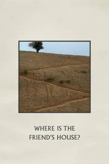 Poster to the movie "Where Is The Friend