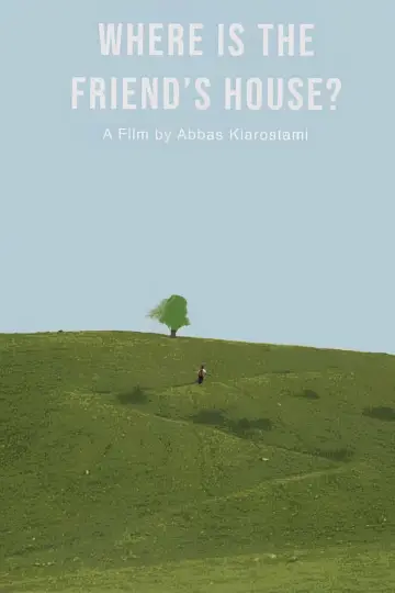 Poster to the movie "Where Is The Friend