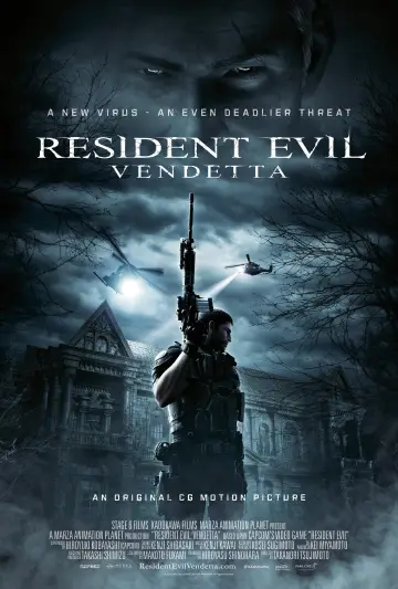 Poster to the movie "Resident Evil: Vendetta" #932496