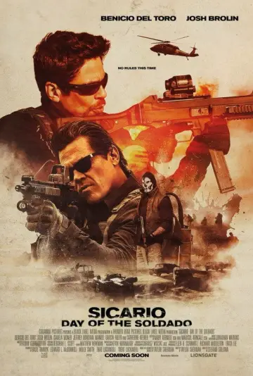 Poster to the movie "Sicario: Day of the Soldado" #1179328