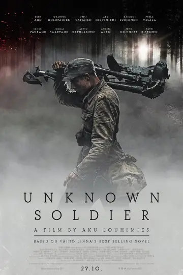 Poster to the movie "Unknown Soldier" #1098605