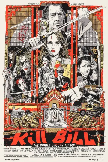 Poster to the movie "Kill Bill: The Whole Bloody Affair" #1176072
