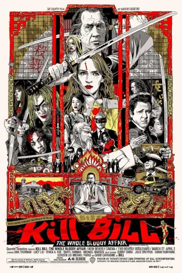 Poster to the movie "Kill Bill: The Whole Bloody Affair" #330049