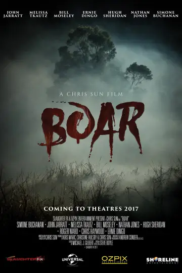 Poster to the movie "Boar" #882364