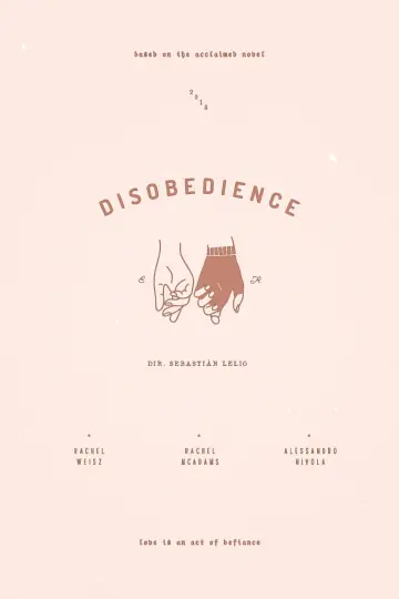 Poster to the movie "Disobedience" #916806