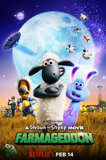Poster to the movie "A Shaun the Sheep Movie: Farmageddon" #904252