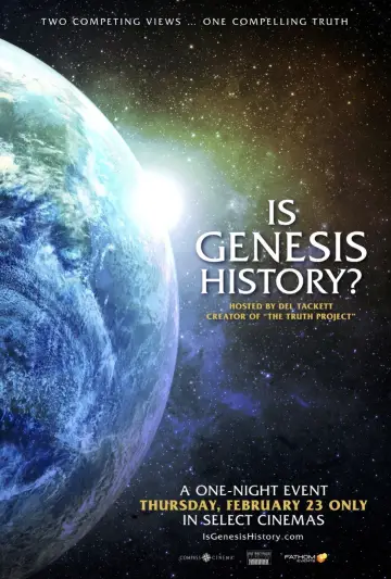 Poster to the movie "Is Genesis History?" #1648549