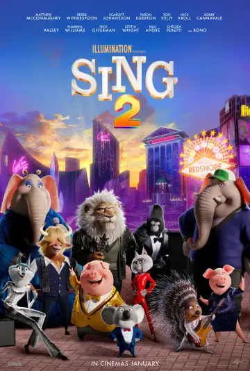 Poster to the movie "Sing 2" #605459