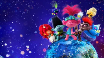 Backdrop to the movie "Trolls World Tour" #838419