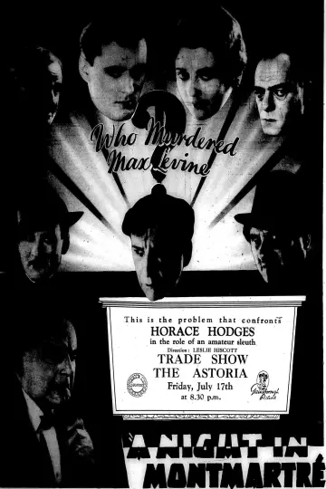 Poster to the movie "A Night in Montmartre" #1147506