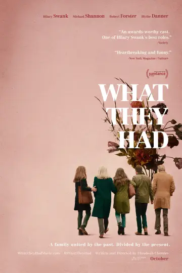 Poster to the movie "What They Had" #1061103