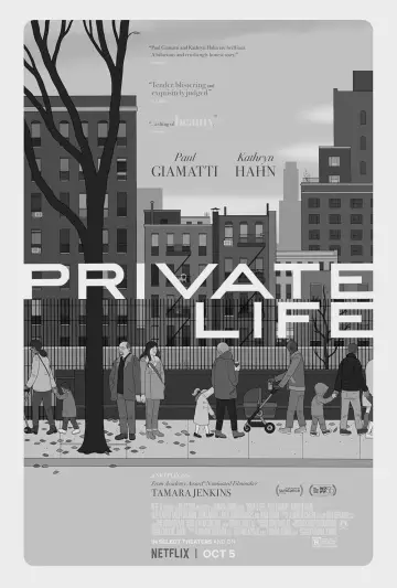 Poster to the movie "Private Life" #993257