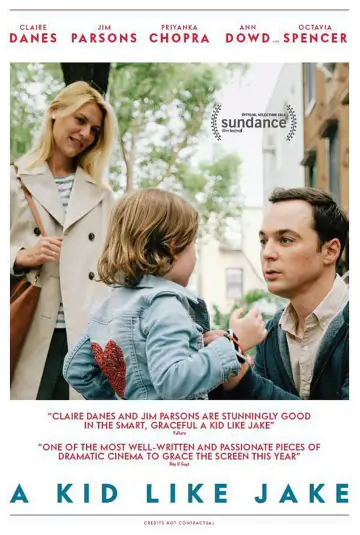 Poster to the movie "A Kid Like Jake" #1078898