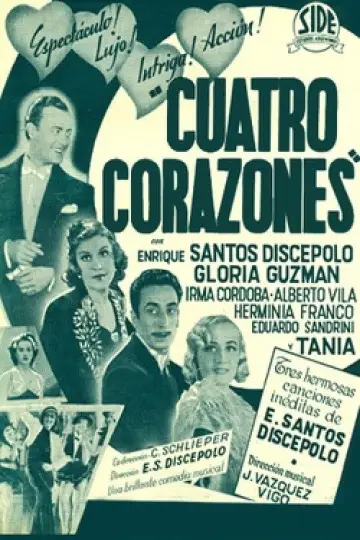 Poster to the movie "Cuatro corazones" #1188067