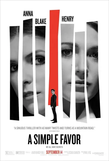 Poster to the movie "A Simple Favor" #273719