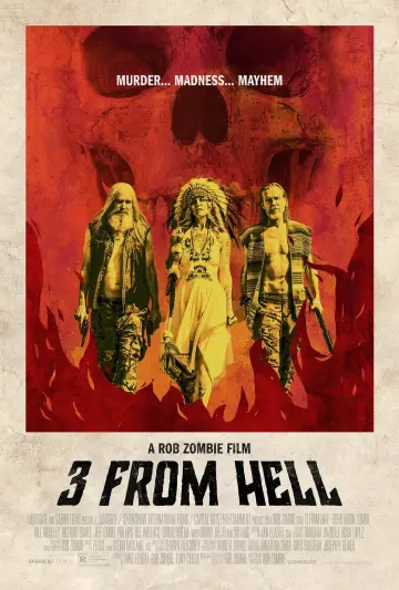 Poster to the movie "3 from Hell" #116120