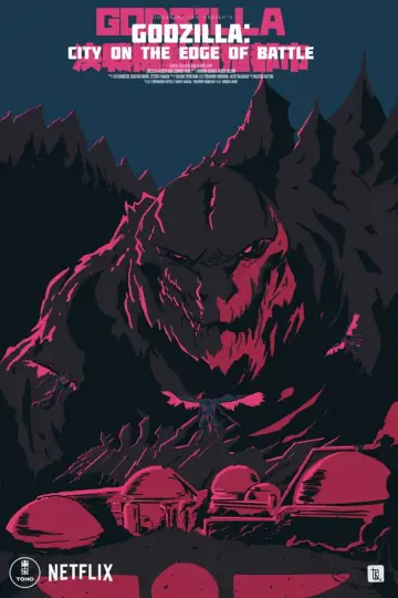 Poster to the movie "Godzilla: City on the Edge of Battle" #721037