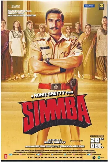 Poster to the movie "Simmba" #1047588