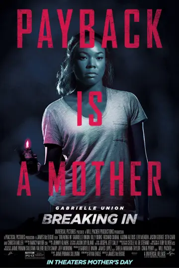 Poster to the movie "Breaking In" #877774