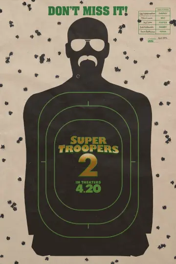 Poster to the movie "Super Troopers 2" #146401