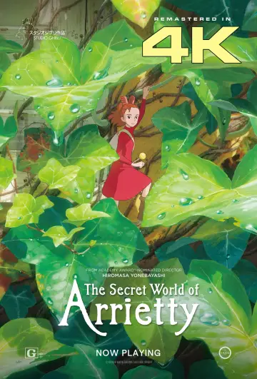 Poster to the movie "The Secret World of Arrietty" #816510