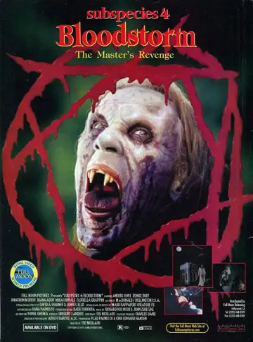 Poster to the movie "Subspecies 4: Bloodstorm" #1574156