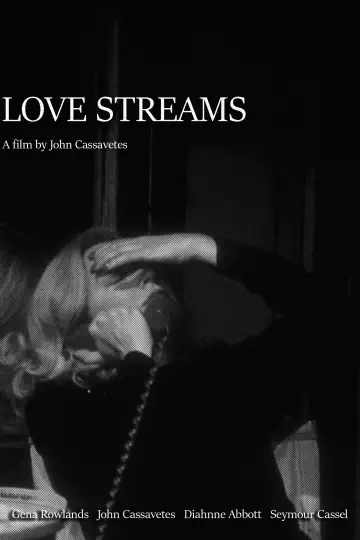 Poster to the movie "Love Streams" #1109794