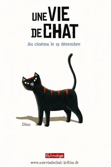 Poster to the movie "A Cat in Paris" #1059041
