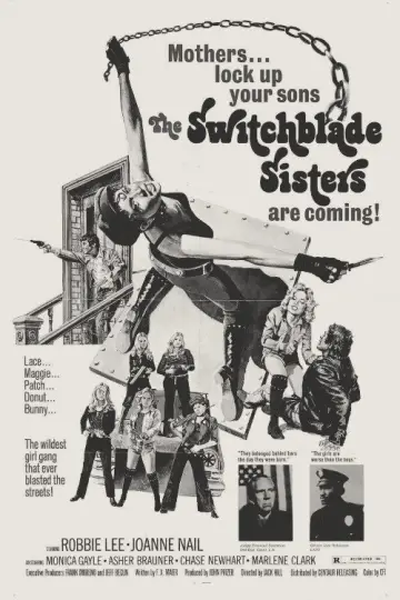 Poster to the movie "Switchblade Sisters" #1172890