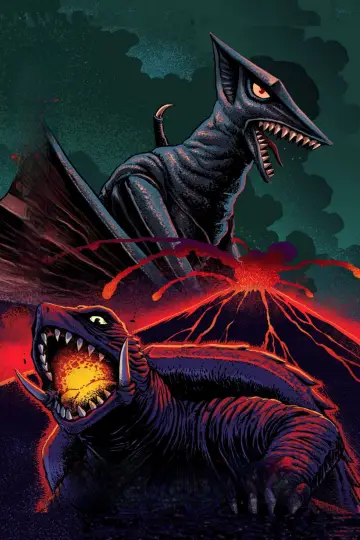 Poster to the movie "Gamera vs. Gyaos" #1098071