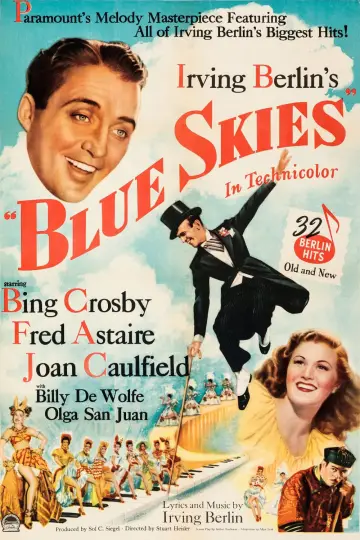 Poster to the movie "Blue Skies" #673335