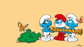 Backdrop to the movie "The Smurfs and the Magic Flute" #1080363