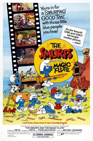 Poster to the movie "The Smurfs and the Magic Flute" #1080369