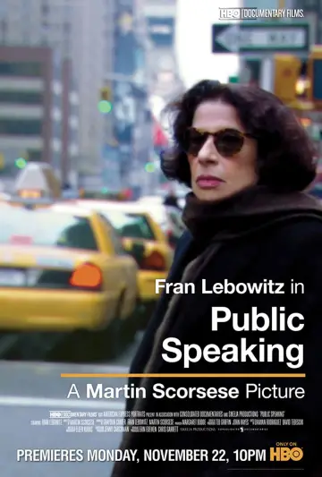 Poster to the movie "Public Speaking" #1160040