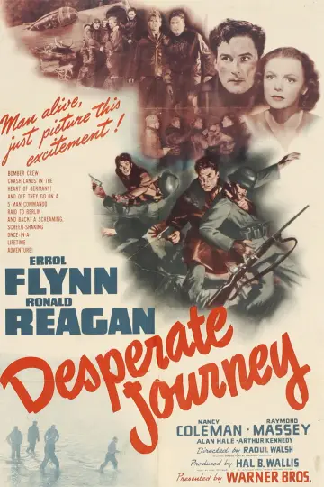 Poster to the movie "Desperate Journey" #981367