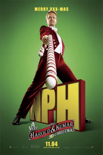 Poster to the movie "A Very Harold & Kumar Christmas" #907416