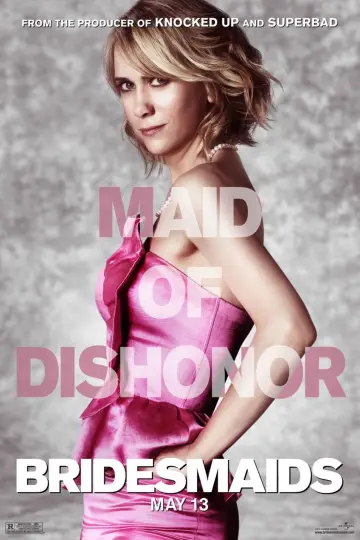 Poster to the movie "Bridesmaids" #613655