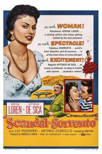 Poster to the movie "Scandal in Sorrento" #1094023