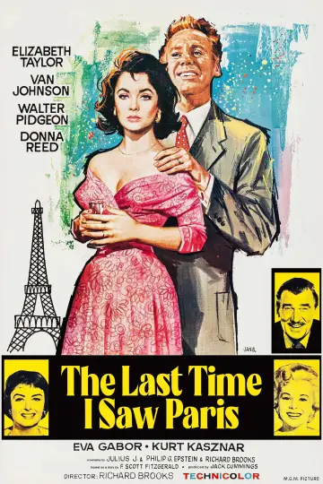 Poster to the movie "The Last Time I Saw Paris" #1052533