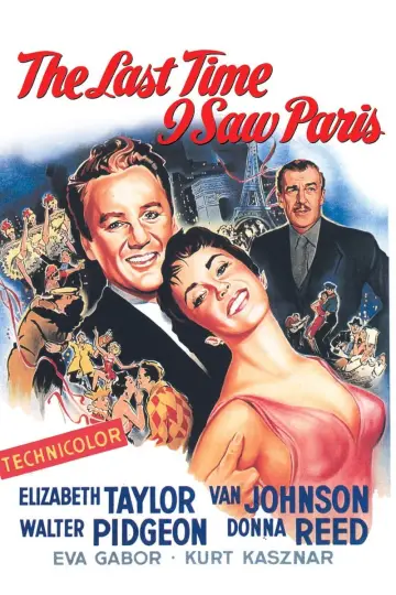 Poster to the movie "The Last Time I Saw Paris" #1052534