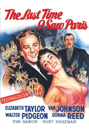 Poster to the movie "The Last Time I Saw Paris" #1052536