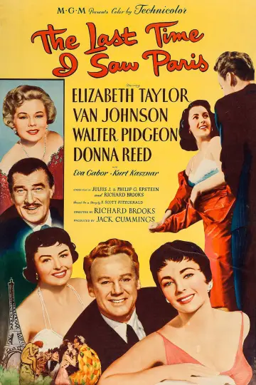 Poster to the movie "The Last Time I Saw Paris" #1052537