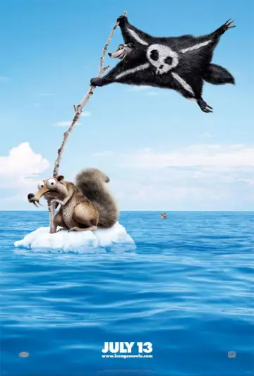 Poster to the movie "Ice Age: Continental Drift" #586379