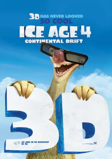 Poster to the movie "Ice Age: Continental Drift" #835406